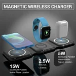 3-in-1 Magnetic Wireless Fast Charging Station